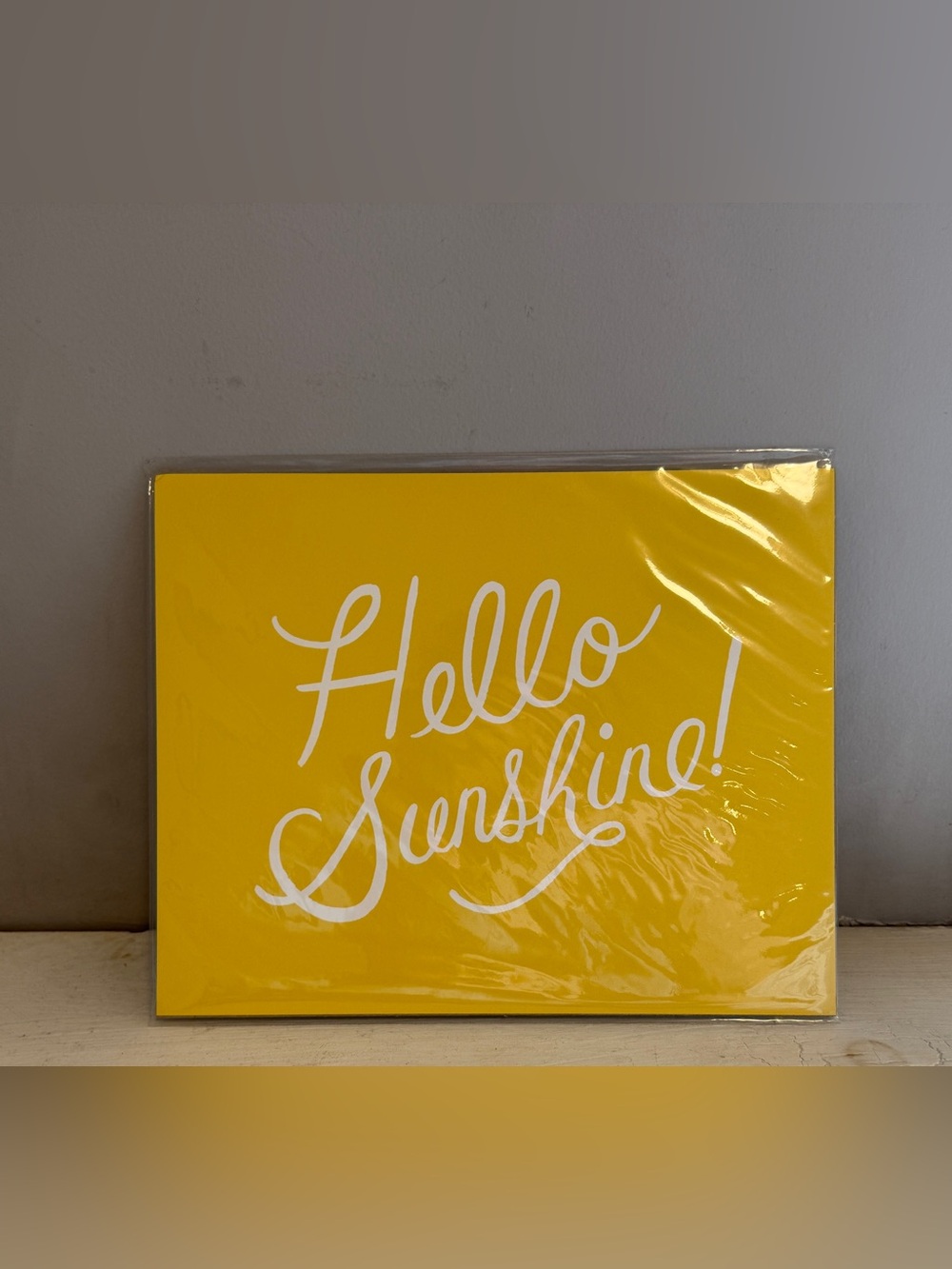 Rifle Paper Co. "Hello Sunshine" Yellow & White Art Print